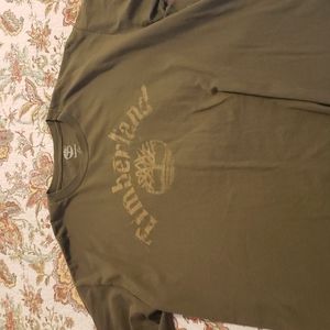 Green Timberland t-shirt